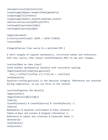Uddrag af LaTeX-kilden