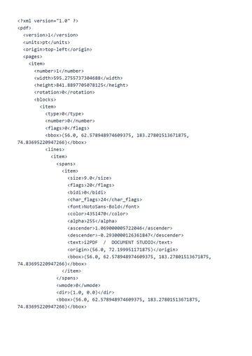 Formátovaný úvodní výňatek skutečného exportu document.xml.