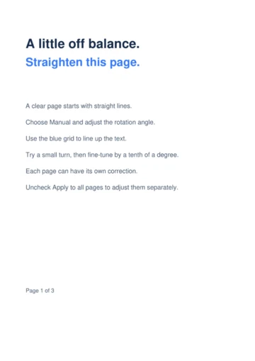 The first page of the actual automatically corrected PDF.